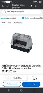 Ferplast car vervoersbox, Dieren en Toebehoren, Ophalen, Zo goed als nieuw