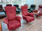Relaxfauteuil 2 stuks. Netjes, voor 100 p/st. VERKOCHT!, Ophalen, 75 tot 100 cm, Zo goed als nieuw, Metaal