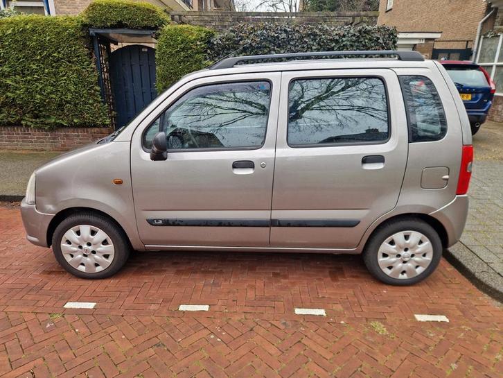 Suzuki Wagon R+ 1.3 AUT 2003 Grijs, Auto's, Suzuki, Particulier, Wagon R+, Achteruitrijcamera, Airbags, Airconditioning, Centrale vergrendeling