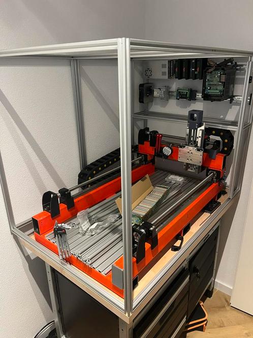PrintNC project CNC freesmachine 2,5kW 220x625mm, Doe-het-zelf en Verbouw, Gereedschap | Freesmachines, Zo goed als nieuw, Overige soorten