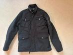 Schott army jacket maat L zwart in zeer goede staat gevoerd, Kleding | Heren, Ophalen of Verzenden, Zo goed als nieuw, Zwart