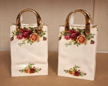 Royal albert old country roses look porseleinen tasjes beschikbaar voor biedingen