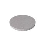4x Ronde grindtegel en Tuin tegel 50cm 1 kant is grijs beton, Gebruikt, Ophalen of Verzenden, Minder dan 5 m², Beton