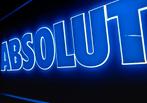 Absolut wodka led lichtreclame voor bar of mancave, Verzamelen, Ophalen of Verzenden, Gebruikt, Lichtbak of (neon) lamp
