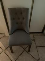 Eetkamerstoelen grijs, Ophalen, Zo goed als nieuw, Vier, Stof
