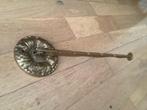 vintage messing wand kleerhanger hanger houder opvouwbaar, Overige materialen, Kinderen en Volwassenen, Ophalen