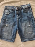Heren Korte Broek – Maat 158 ( 12-13 jaar), Ophalen, Gedragen, Blauw