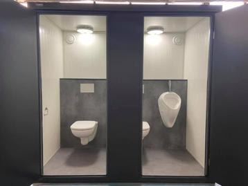 Toilet unit met 2 hangtoiletten en 1 urinoir PLUG & PLAY! beschikbaar voor biedingen