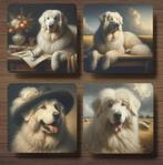 Maremma Rembrandt stijl onderzetters met houder, Ophalen of Verzenden, Nieuw, Glas of Kopje