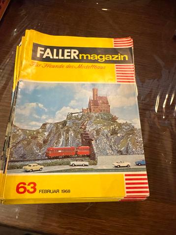 Faller Magazin Collectie - Vintage Modelbouw Tijdschriften beschikbaar voor biedingen