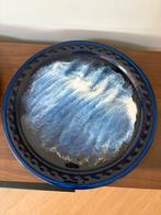Dienblad blauw, Ophalen of Verzenden, Zo goed als nieuw, Rond