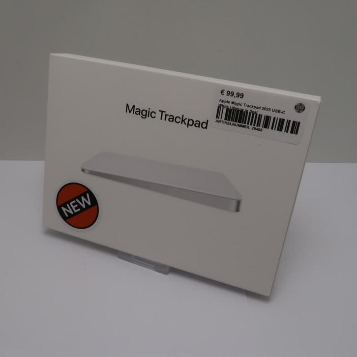 Apple Magic Trackpad 2025 USB-C White | Nieuw in Seal, Computers en Software, Muizen, Nieuw