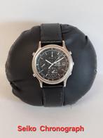 Seiko Chronograph  7T32-6A5A, Ophalen, Seiko, Staal, Leer