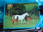 Paarden puzzel 280 stukjes, Ophalen of Verzenden, 500 t/m 1500 stukjes, Zo goed als nieuw, Legpuzzel