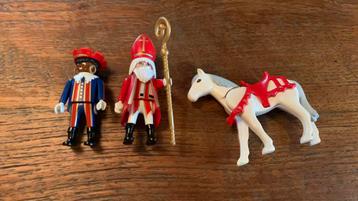 Playmobil sinterklaas en zwarte piet beschikbaar voor biedingen