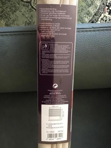 Rolgordijnen 2x, naturel, nieuw. beschikbaar voor biedingen