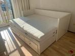 IKEA sofa bed HEMNES white with 3 mattresses, Ophalen, Zo goed als nieuw