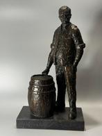 Robbert-Jan Donker De kuiper', bronzen sculptuur, Ophalen of Verzenden