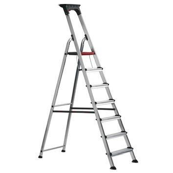 Altrex Double Decker 7 treeds,Huishoudstrap Werkhoogte 3.45, Doe-het-zelf en Verbouw, Ladders en Trappen, Nieuw, Trap, 2 tot 4 meter
