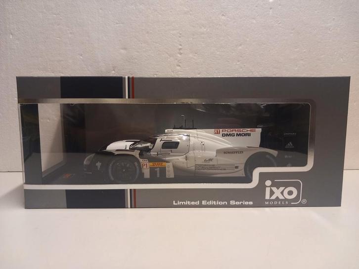 Porsche Hybride 919 wit 2017  IXO Limited Edition 1:18 KRD, Hobby en Vrije tijd, Modelauto's | 1:18, Zo goed als nieuw, Auto, Overige merken