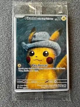 Pickachu van gogh kaart GESEALED beschikbaar voor biedingen