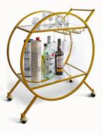 Luxe bar trolley/ serveerwagen, Ophalen, Zo goed als nieuw