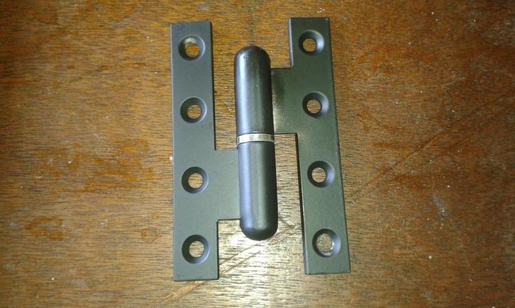 Hoekpaumelles zwaar, 110x70 mm links en rechts- kleur zwart, Doe-het-zelf en Verbouw, Hang- en Sluitwerk, Nieuw, Scharnier, Overige materialen