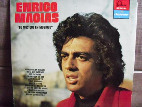 Enrico Macias "De Musique en Musique" LP, Cd's en Dvd's, Vinyl | Pop, Gebruikt, 1980 tot 2000, 12 inch, Ophalen of Verzenden