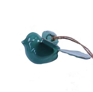 Groene metalen vogel bird Chica gold Imbarro leuk als kado beschikbaar voor biedingen