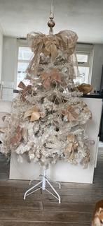 kerstboom wit/beige 180 exc versiering en lampjes, Huis en Inrichting, Woonaccessoires | Kransen, Ophalen of Verzenden, Zo goed als nieuw