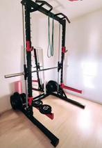 Pivot Smithmachine & schijvenset, Sport en Fitness, Ophalen, Zo goed als nieuw