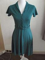 King Louie Emmy Dress Little dots groen maat S., Ophalen of Verzenden, Zo goed als nieuw, King Louie, Maat 36 (S)