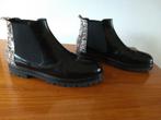 Dames laarsje maat 39,5 totaal leer Italiaans merk AGL, Ophalen of Verzenden, Zo goed als nieuw, Zwart