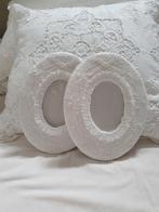 Fotolijstjes van wit kant, Ophalen of Verzenden, Nieuw