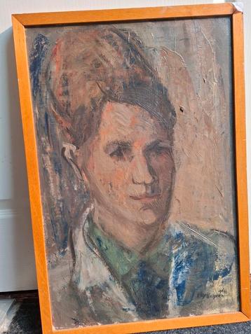 Zelfportret uit 1964 door Elly Kuipers (1938-2016) beschikbaar voor biedingen