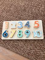 Houten cijferpuzzel, Ophalen of Verzenden, Zo goed als nieuw, Puzzelen
