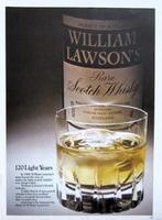 3 vintage advertenties reclames William Lawson whisky 69-72, Verzamelen, Verzenden, Gebruikt