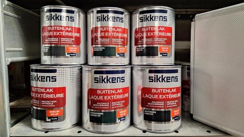 Sikkens Verf Wit Monumenten Groen Grachten Groen Zwartgrijs, Doe-het-zelf en Verbouw, Verf, Beits en Lak, Nieuw, Verf, Minder dan 5 liter