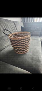 Mand (nieuw), Ophalen of Verzenden, Zo goed als nieuw, Rond, Riet