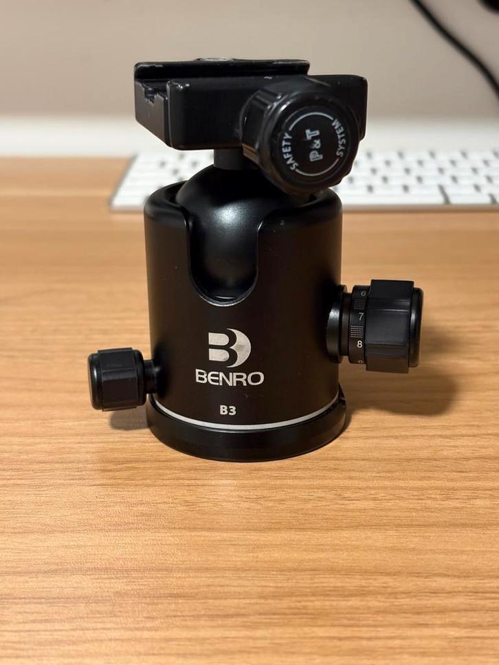 Benro B3 Balhoofd - Zeer Goede Staat, Audio, Tv en Foto, Fotografie | Statieven en Balhoofden, Zo goed als nieuw, Balhoofd, Minder dan 150 cm
