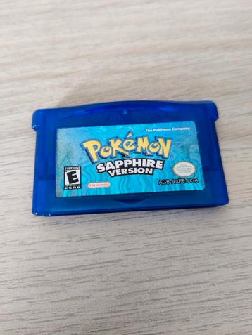 Pokemon Sapphire gameboy cartridge  beschikbaar voor biedingen