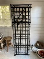 Antiek frans wijnrek, Huis en Inrichting, Woonaccessoires | Wijnrekken, Ophalen, Gebruikt, 25 flessen of meer, Metaal