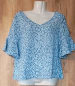 blauw shein blousje maat 36, Kleding | Dames, Blauw, Ophalen of Verzenden, Zo goed als nieuw, Maat 36 (S)