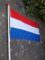 Vlaggenmast 395cm lang met grote vlag, Ophalen, Zo goed als nieuw