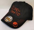 Harley pet, cap, Skull Phantom Logo, zwart/oranje, nieuw., Ophalen of Verzenden, Nieuw met kaartje, Overige typen