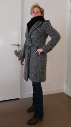 Claudia Sträter wollen winterjas - mt 34 - als nieuw, Zwart, Ophalen of Verzenden, Zo goed als nieuw, Claudia Sträter