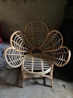 Rotan vlinderstoel te koop, Huis en Inrichting, Stoelen, Ophalen, Gebruikt, Overige kleuren, Riet of Rotan