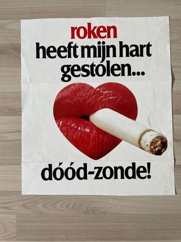 Anti rook poster + Vingers verbrand? + Londen poster. beschikbaar voor biedingen