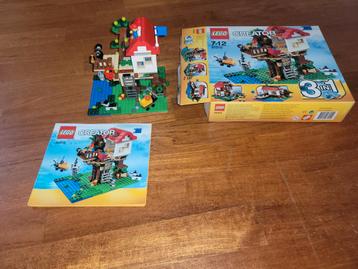 LEGO Creator 31010 Boomhut Compleet met Doos & Boekje beschikbaar voor biedingen