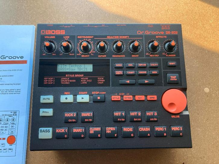 Boss DR-202 Drummachine, Muziek en Instrumenten, Drumcomputers, Gebruikt, Boss, Ophalen of Verzenden